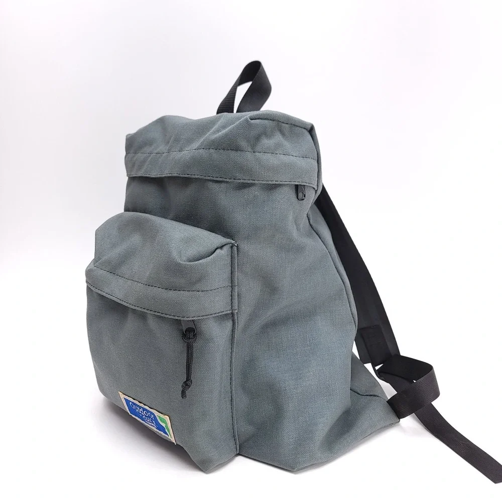 Vintage Outdoor Products Backpack Gray Hiking Day Pack 80s USA